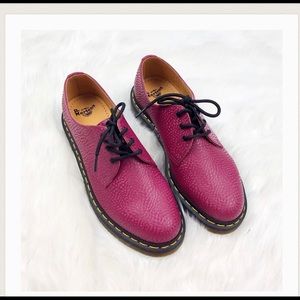 Dr. Martens Rare Beet Red Shoes - NWOT